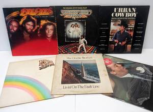 lot 9562 image: 6 Epic Vintage Albums  Urban Cowboy, Saturday Night Fever , KC & The Sunshine Band & MORE