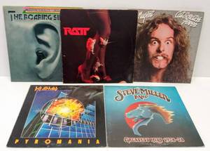 lot 9567 image: 5 Memorable Albums  Ted Nugent Cat Scratch Fever, Steve Miller Band, Def Leppard Pyromania, & More