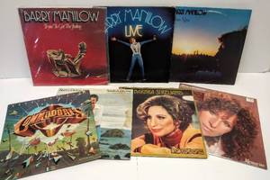lot 9568 image: 7 Awesome Albums to get Lost in  Barry Manilow, Barbara Streisand, Commodores, & Barry DeVorzon