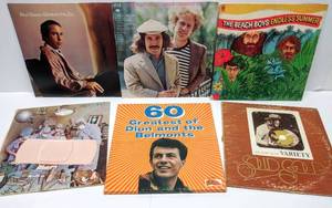 lot 9575 image: 6 Vintage Albums  Paul Simon, Simon & Garfunkel, The Beach Boys, Three Dog Night & More