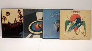 lot 9577 image: 4 Vintage Eagles Albums  Including On the Border & Hotel California