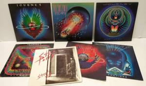 lot 9583 image: 6 Vintage JOURNEY Albums & Steve Perrys Solo Album