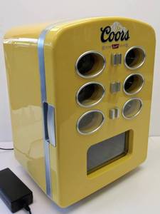 lot 99 image: Coors Banquet Heritage Dispenser Thermoelectric Cooler (Model # CVM-25L) Mini Fridge  WORKS