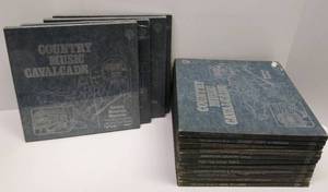 lot 9644 image: 15 Country Music Cavalcade Album Sets  3 Albums in Each Box  1970s
