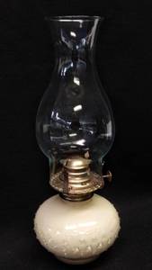 lot 9656 image: Lamplight Farms Hobnail Oil Lamp