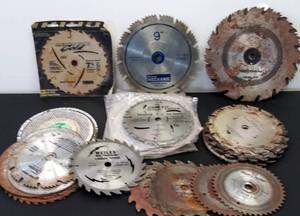 lot 219 image: Lot of Misc. Saw Blades  New & Used