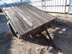 lot 3342 image: Bumper pull utility trailer