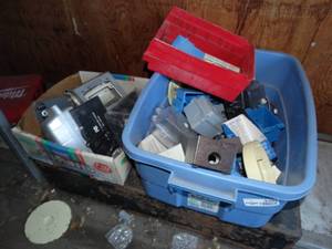 lot 3393 image: Various electric boxes.