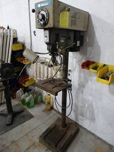lot 3457 image: Rock well commercial Floor model drill press.