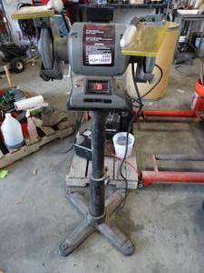lot 3480 image: Craftsman 6 Bench grinder W stand.