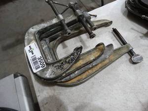lot 3509 image: Lot of C clamps