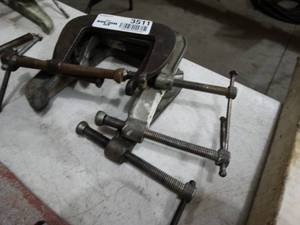 lot 3511 image: Lot of C clamps