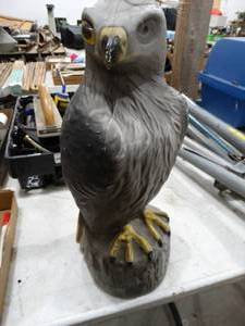 lot 3516 image: Plastic Falcon statue