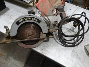 lot 3525 image: Rockwell model-568 heavy duty 7-12 saw
