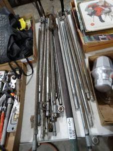 lot 3537 image: Large lot of various metal dowels