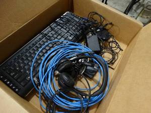 lot 3545 image: Keyboard various cordswires