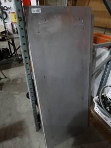 lot 3574 image: Aircraft aluminum- Excellent work bench top