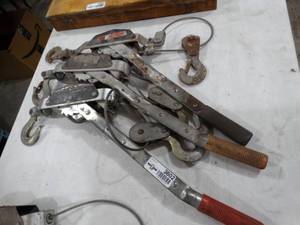 lot 3602 image: 3 assorted come alongs