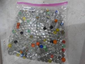 lot 3606 image: Large bag of various marbles