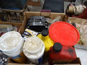 lot 3650 image: Lot of misc breakers chemicals & more