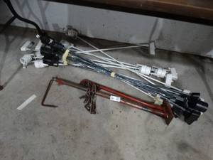lot 3693 image: Lot of various light fixtures & misc.