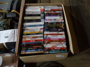 lot 3724 image: Large lot of assorted DVD movies