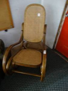 lot 3733 image: Bentwood rocking chair