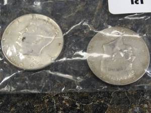 lot 3759 image: 1964, 1965 half dollars
