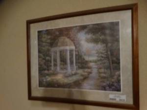 lot 9832 image: Framed wall art