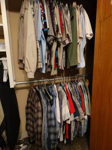 lot 47 image: Large lot of assorted Mens clothing