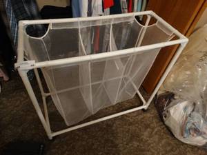 lot 48 image: PVC clothes hamper