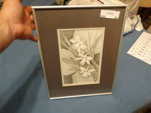 lot 60 image: Framed Triplets Graphite signed by artist