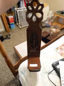 lot 75 image: Vintage wood wall shelf