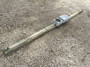 lot 95 image: Job site electrical pole w box