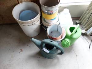 lot 99 image: Planters watering cans