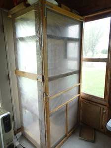 lot 101 image: Home made greenhouse