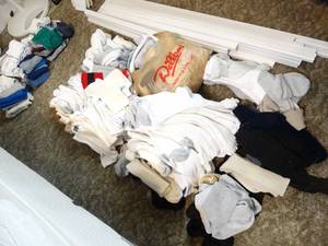 lot 110 image: HUGE lot of underwear & socks