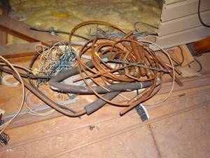 lot 205 image: Lot of copper pipe