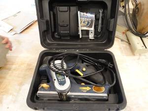 lot 243 image: GMC 3 blade electric hand planer w case