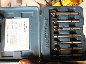 lot 309 image: Rockler precision forstner bits in case