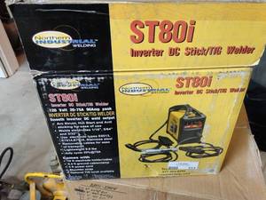 lot 312 image: ST80i inverter DC stickTIG welder in box