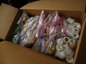 lot 399 image: Large lot of assorted PVC fittings