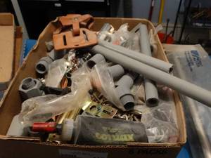 lot 417 image: Lot of assorted PVC fittings