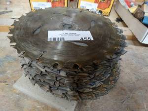 lot 455 image: HUGE lot of various size & brand saw blades