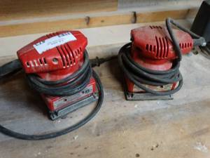 lot 473 image: Lot of 2 Milwaukee Finishing Sanders