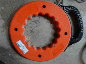 lot 1224 image: Flat steel 50 ft fish tape