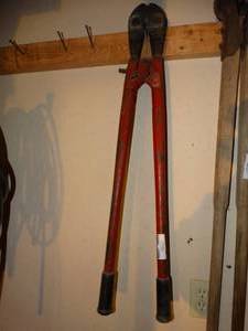 lot 1255 image: Large bolt cutters