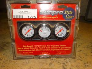 lot 1275 image: Sun Pro triple gauge kit