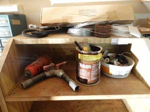 lot 1332 image: Hose fittings oil filter wrenches & misc.