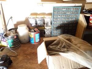 lot 1333 image: Large lot of assorted hardware & organizer